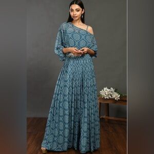 Indian Anarkali Gown with Belt, NWT